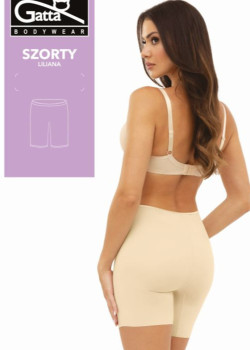Безшевни къси панталони Szorty Liliana BEIGE