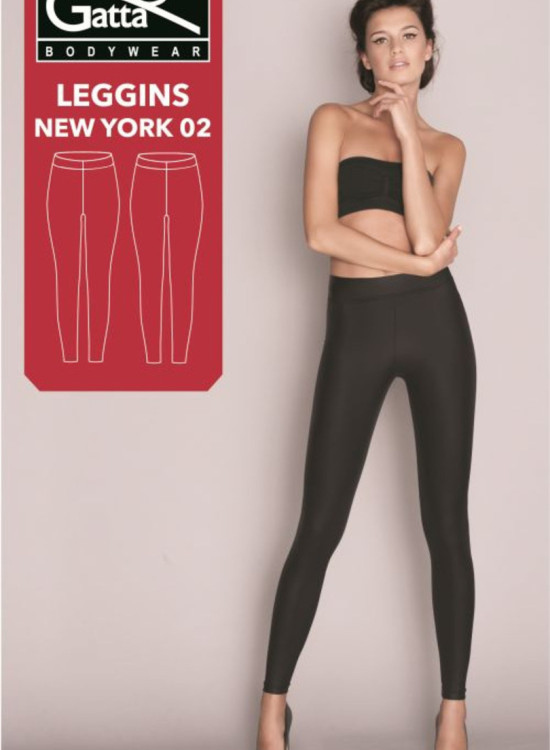 Дамски безшевен клин Leggings New York 02 CZARNY