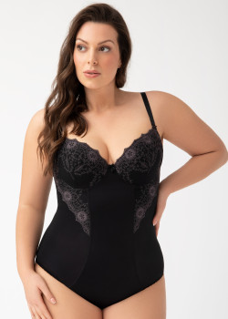 Елегантно черно боди Livia G184