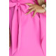 Широка рокля в розов цвят, модел 287-42