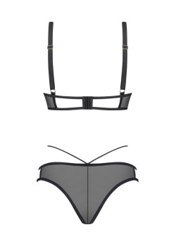 Черен секси комплект Vila Blanes