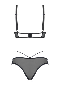 Черен секси комплект Vila Blanes