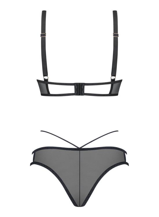 Черен секси комплект Vila Blanes