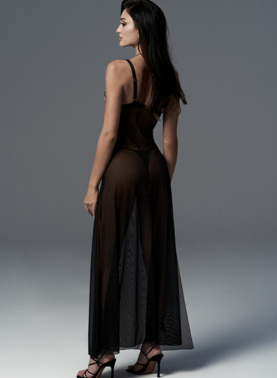 Прозрачна дълга нощница Vila Blanes