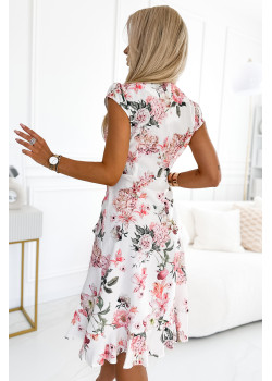 Нежна рокля с флорален принт 544-1
