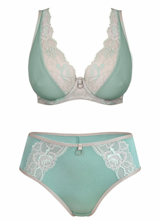 Микрофибърни бразилиани в цвят мента 19074-Бразилиани-LadyStyle.bg