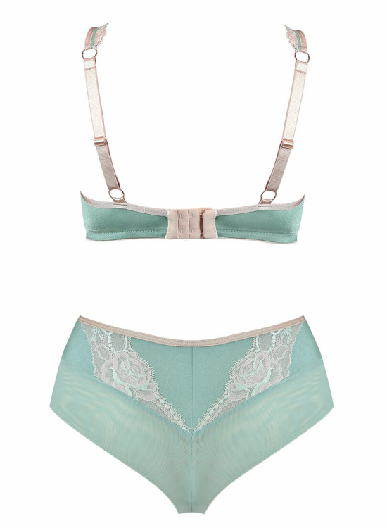 Микрофибърни бразилиани в цвят мента 19074-Бразилиани-LadyStyle.bg