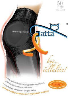 Антицелулитен чорапогащник в графит Bye Cellulite Nero 50 DEN