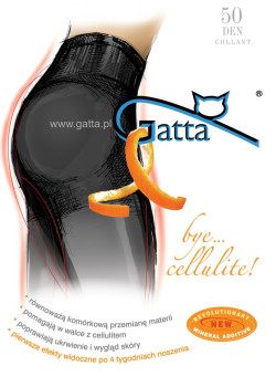 Антицелулитен чорапогащник в графит Bye Cellulite Nero 50 DEN