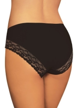 Дамски памучни бикини в черен цвят NADIA