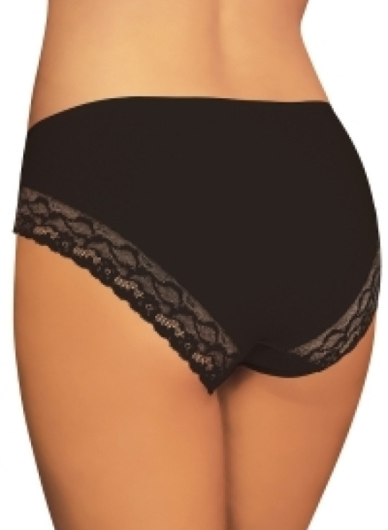 Дамски памучни бикини в черен цвят NADIA-Бикини-LadyStyle.bg