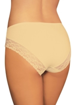 Дамски памучни бикини в бежов цвят NADIA