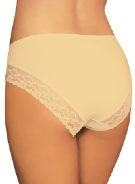 Дамски памучни бикини в бежов цвят NADIA-Бикини-LadyStyle.bg