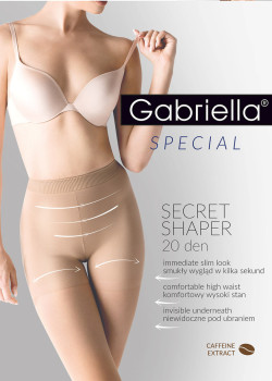 Моделиращи чорапогащи в черен цвят SECRET SHAPER 20 NERO