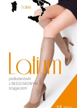 Дамски чорапи в черен цвят LATIUM NERO 15 DEN