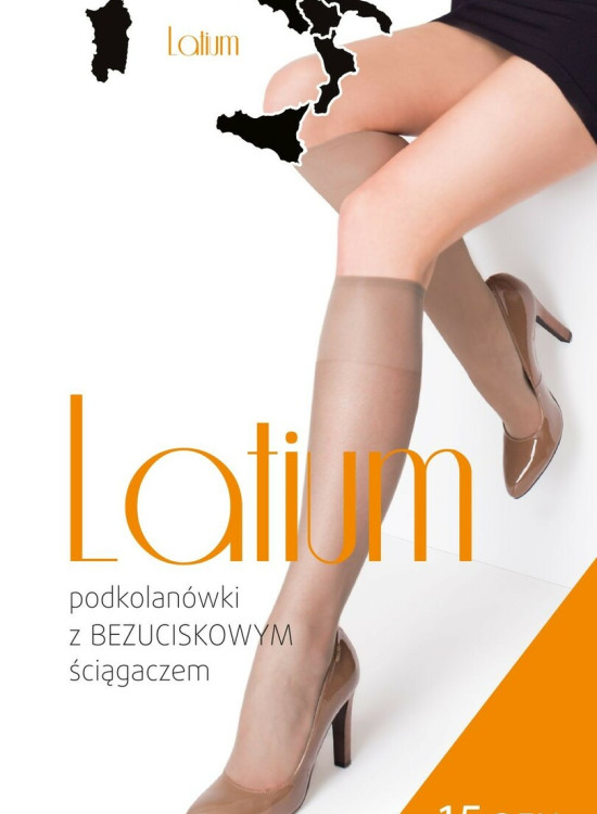 Дамски чорапи в черен цвят LATIUM NERO 15 DEN-Къси чорапи-LadyStyle.bg Дамски чорапи в черен цвят LATIUM NERO 15 DEN-Къси чорапи-LadyStyle.bg