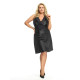 Сатенена нощница в черен цвят MONTANA K597-Нощници-LadyStyle.bg Сатенена нощница в черен цвят MONTANA K597-Нощници-LadyStyle.bg