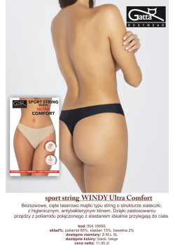 Дамски прашки в черен цвят WINDY