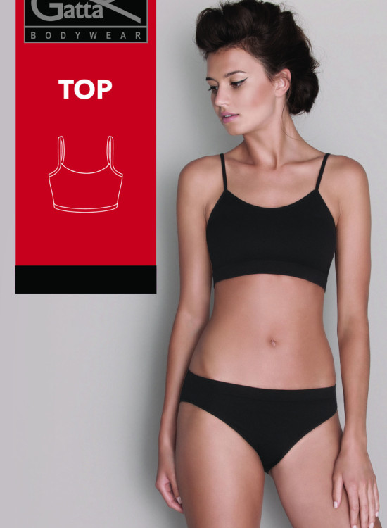 Спортно бюстие в червен цвят 60 DEN-Бельо-LadyStyle.bg