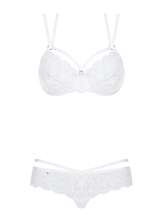 Секси комплект в бял цвят 860-SET-2-Комплекти-LadyStyle.bg Секси комплект в бял цвят 860-SET-2-Комплекти-LadyStyle.bg