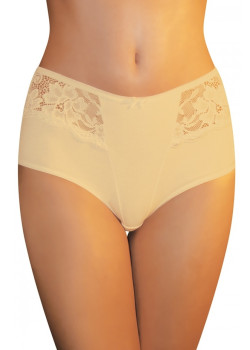 Дамски бикини с висока талия в бежов цвят MARTA