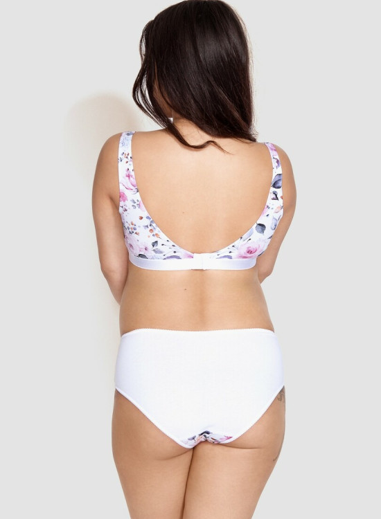 Бикини за бременни в бял цвят MAMA PANTY-Бикини-LadyStyle.bg