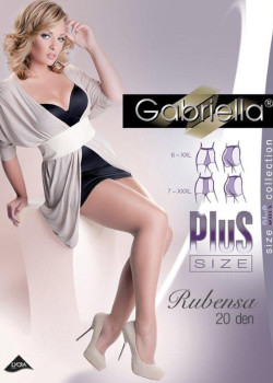 Макси чорапогащи в телесен цвят RUBENSA-6 MELISA 20 DEN