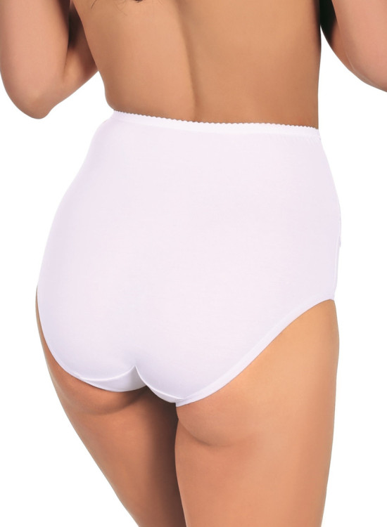Дамски бикини с висока талия в бял цвят KLARA-Бикини-LadyStyle.bg