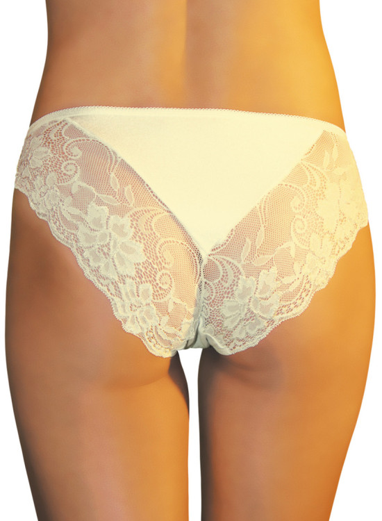 Дамски бикини с дантела в бежов цвят ROSALIE-Бикини-LadyStyle.bg