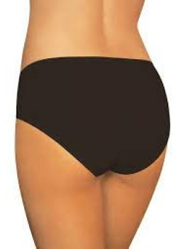 Дамски памучни бикини в черен цвят Nikola