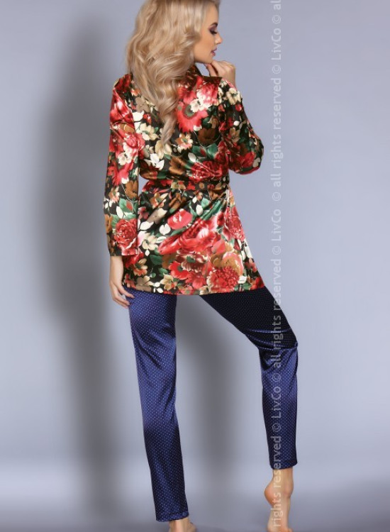 Сатенена пижама от две части Frida-Пижами-LadyStyle.bg Сатенена пижама от две части Frida-Пижами-LadyStyle.bg
