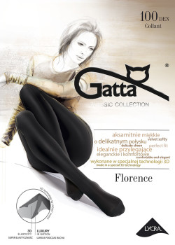 Чорапогащник 3D в черен цвят Florence Nero 100 DEN