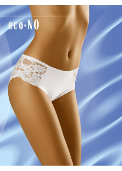 Дантелени бикини в бял цвят Eco No