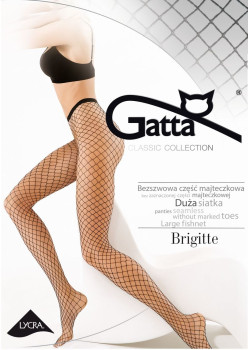 Чорапогащник на едра мрежа в черен цвят Brigitte Nero 05 