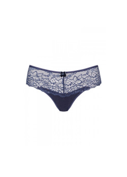 Дамски бикини с дантела в тъмносин цвят SISI..