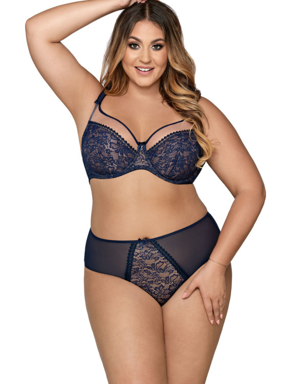 Тъмносини бикини с висока талия AV 1396-Бикини-LadyStyle.bg Тъмносини бикини с висока талия AV 1396-Бикини-LadyStyle.bg
