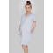 Нощница за бременни и кърмачки в сив цвят MAMA DRESS