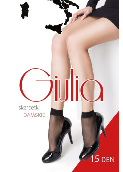 Къси дамски чорапи в бежов цвят GIULIA BEIGE 15 DEN