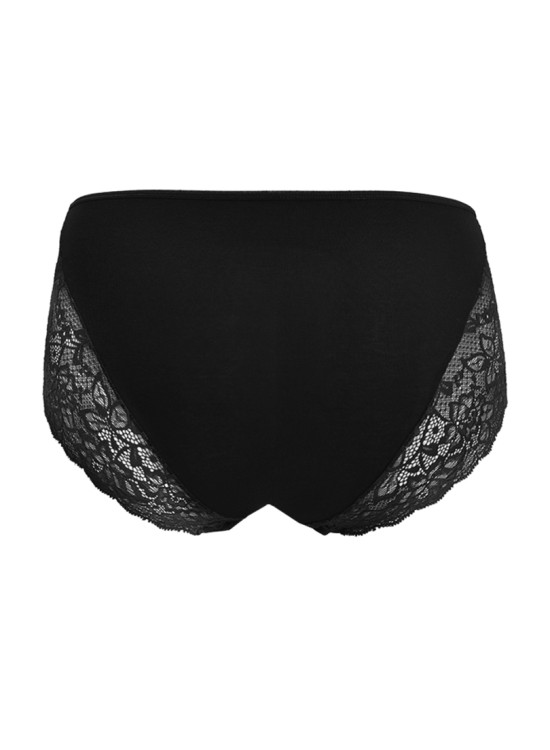 Бикини с дантела в бял цвят MILA 07023-Бикини-LadyStyle.bg