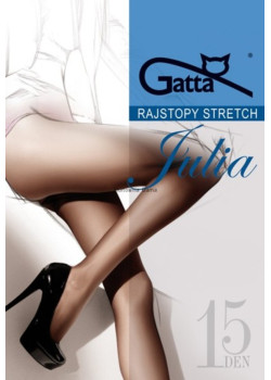 Чорапогащи в цвят графит JULIA 15 DEN-5 