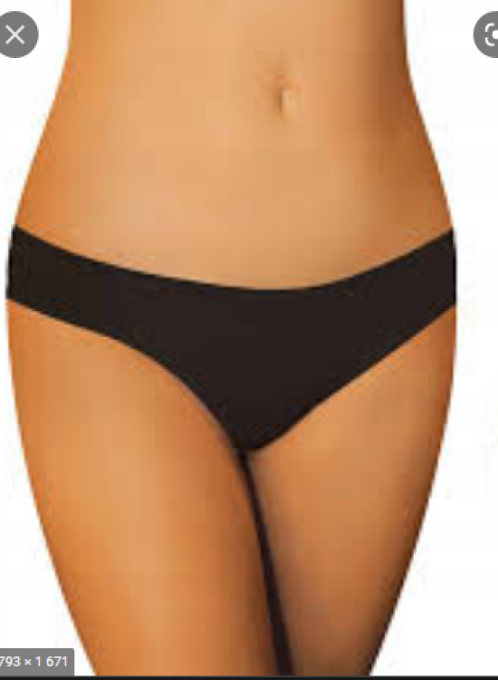 Дамски памучни бикини в черен цвят Angelika-Бикини-LadyStyle.bg