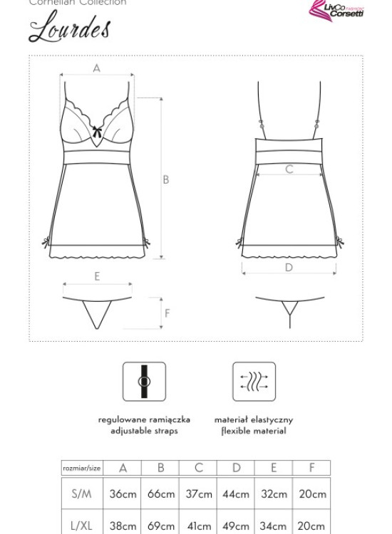 Еротична нощница с прашки Lourdes-Комплекти-LadyStyle.bg Еротична нощница с прашки Lourdes-Комплекти-LadyStyle.bg