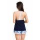 Дамска пижама в син цвят SUMMER 11083-Пижами-LadyStyle.bg Дамска пижама в син цвят SUMMER 11083-Пижами-LadyStyle.bg