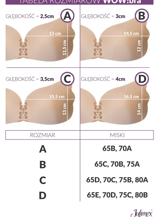 Сутиен със залепващи силиконови чашки WOW!-Сутиени-LadyStyle.bg