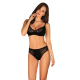 Секси комплект от две части в черен цвят Laurise-Bestsellers-LadyStyle.bg Секси комплект от две части в черен цвят Laurise-Bestsellers-LadyStyle.bg