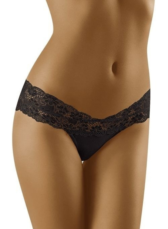 Дантелени бикини в черен цвят ECO-SU-Бикини-LadyStyle.bg