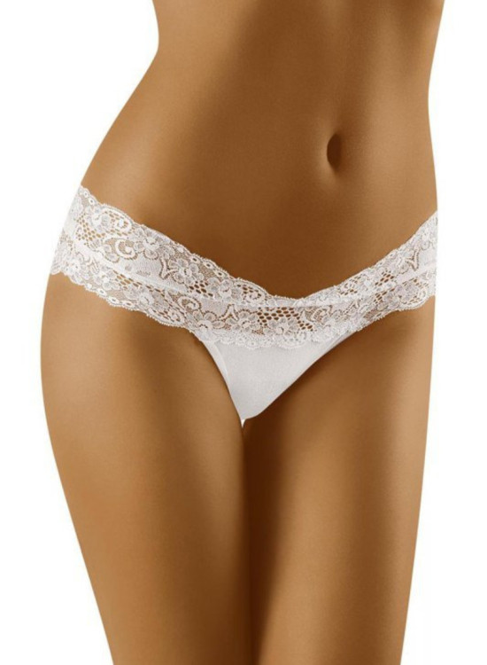 Дантелени бикини в бял цвят ECO-SU-Бикини-LadyStyle.bg