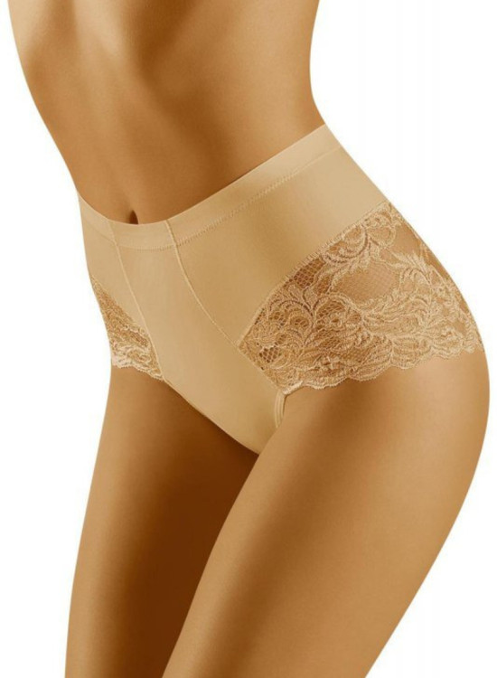Бикини с висока талия в бежов цвят SLIMEA-Бикини-LadyStyle.bg Бикини с висока талия в бежов цвят SLIMEA-Бикини-LadyStyle.bg