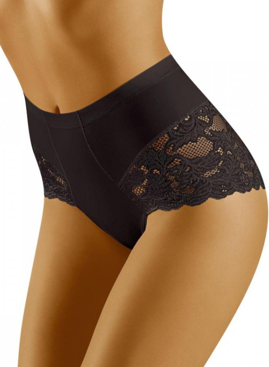 Бикини с висока талия в черен цвят SLIMEA-Бикини-LadyStyle.bg