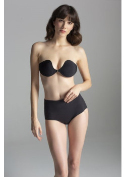 Силиконов сутиен в черен цвят Invisible Beauty Bra 02